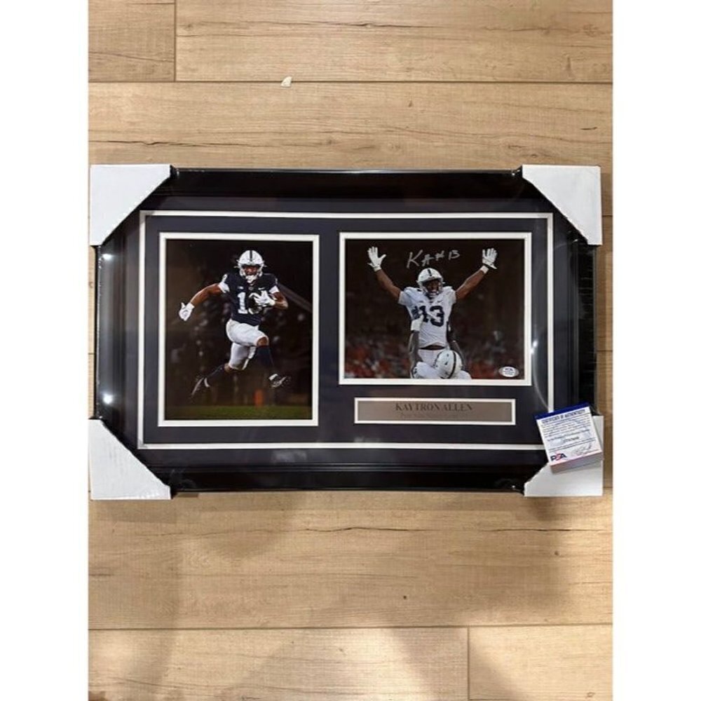 Kaytron Allen signed autographed Penn State Nittany Lions 8x10 Photo Collage PSA